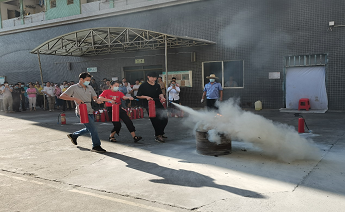 腾博会官网喷雾公司消防演习暨安全生产主题报道——安全生产，生命重于泰山！
